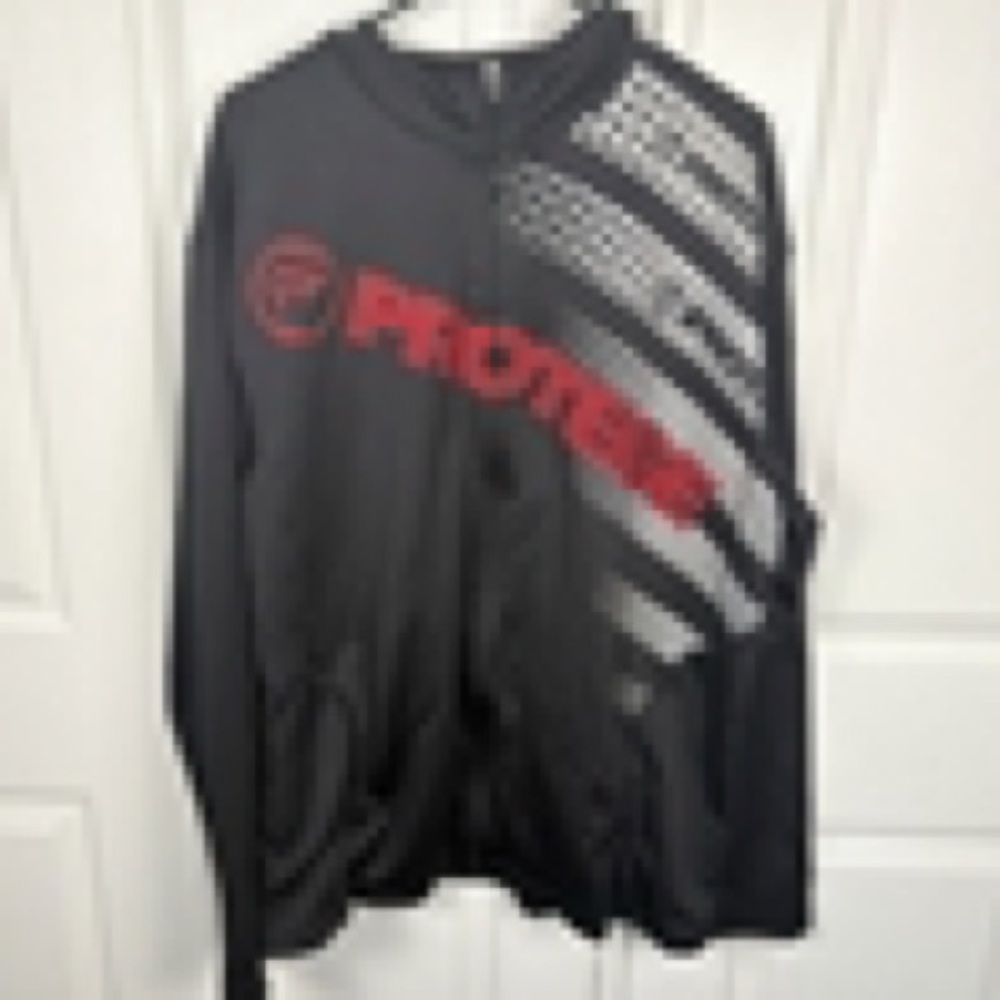 Proteus Black and Red Long Sleeve Shirt